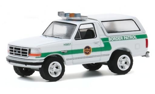 Modellautos Ford Bronco 1/64 Greenlight U.S. Customs and Border Protection 1993 Border Patrol Ford Bronco 1/64 Greenlight U.S. Customs and Border Protection 1993 Border Patrol modellautos