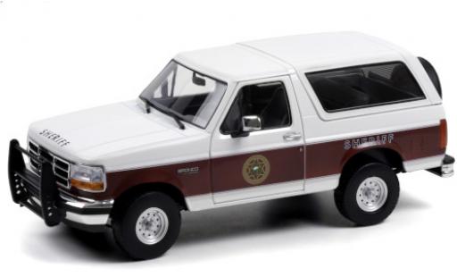 Modellautos Ford Bronco 1/18 Greenlight XLT Absaroka County Sheriff 1994 Ford Bronco 1/18 Greenlight XLT Absaroka County Sheriff 1994 modellautos