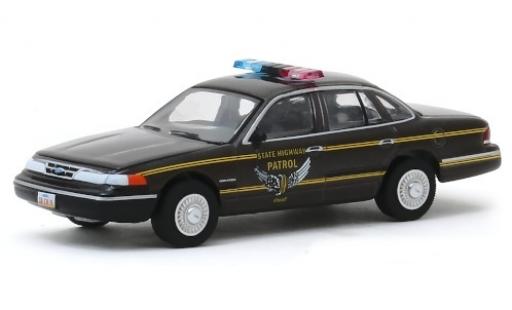 Ford Crown 1/64 Greenlight Victoria Ohio State Highway Patrol 1995 modellautos