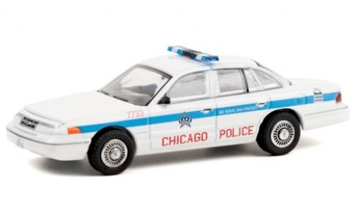 Ford Crown 1/64 Greenlight Victoria Police Interceptor Chicago Police Department 1995 modellautos