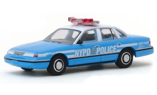 Ford Crown 1/64 Greenlight Victoria Police Interceptor NYPD - New York City Police Department 1993 modellautos