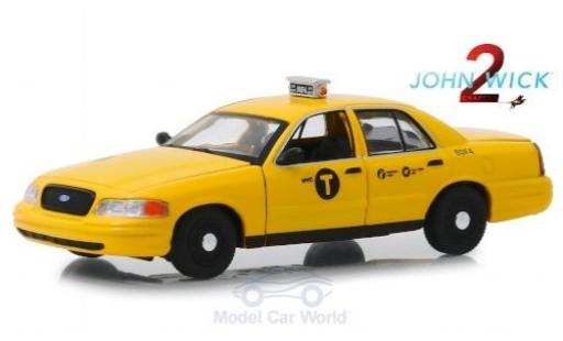 Ford Crown 1/43 Greenlight Victoria Taxi John Wick 2008 modellautos