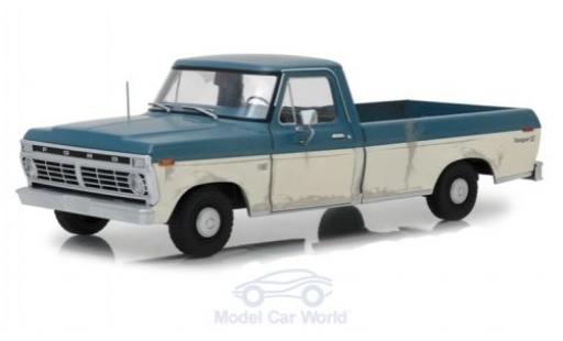 Modellautos Ford F-1 1/18 Greenlight 00 blau/weiss The Walking Dead 1973 Ford F-1 1/18 Greenlight 00 blau/weiss The Walking Dead 1973 modellautos