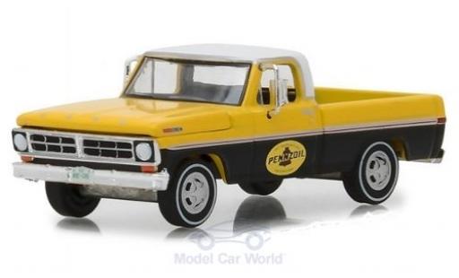 Modellautos Ford F-1 1/64 Greenlight 00 gelb/schwarz Pennzoil 1972 Ford F-1 1/64 Greenlight 00 gelb/schwarz Pennzoil 1972 modellautos