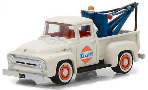 Modellautos Ford F-1 1/64 Greenlight 00 Gulf 1956 with Tow Hook Ford F-1 1/64 Greenlight 00 Gulf 1956 with Tow Hook modellautos