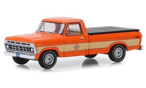 Modellautos Ford F-1 1/64 Greenlight 00 orange/beige Gulf 1976 Ford F-1 1/64 Greenlight 00 orange/beige Gulf 1976 modellautos