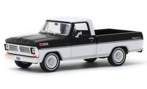 Ford F-1 1/43 Greenlight 00 Ranger XLT schwarz/weiss 1970 modellautos