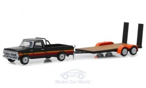 Modellautos Ford F-1 1/64 Greenlight 00 schwarz/Dekor 2017 mit Flatbed Trailer Ford F-1 1/64 Greenlight 00 schwarz/Dekor 2017 mit Flatbed Trailer modellautos