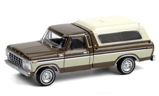 Modellautos Ford F-1 1/64 Greenlight 50 mettalic braun/beige 1979 Ford F-1 1/64 Greenlight 50 mettalic braun/beige 1979 modellautos
