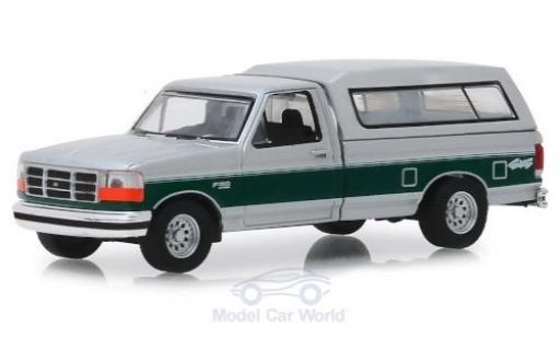 Modellautos Ford F-1 1/64 Greenlight 50 XLT silber/grün 1996 Ford F-1 1/64 Greenlight 50 XLT silber/grün 1996 modellautos