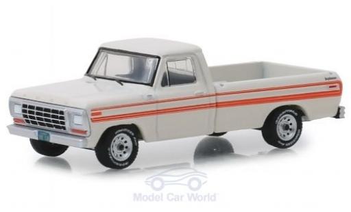 Modellautos Ford F-250 1/64 Greenlight Explorer weiss/orange 1979 Ford F-250 1/64 Greenlight Explorer weiss/orange 1979 modellautos