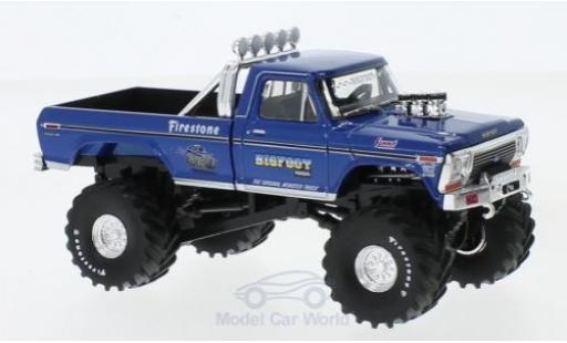 Modellautos Ford F-250 1/43 Greenlight Monster Truck mettalic blau Bigfoot 1974 Ford F-250 1/43 Greenlight Monster Truck mettalic blau Bigfoot 1974 modellautos