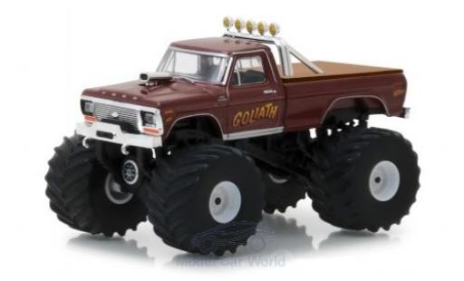 Modellautos Ford F-250 1/64 Greenlight Monster Truck mettalic braun Goliath 1979 Ford F-250 1/64 Greenlight Monster Truck mettalic braun Goliath 1979 modellautos