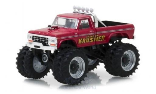 Modellautos Ford F-250 1/64 Greenlight Monster Truck rot Krimson Krusher 1973 Ford F-250 1/64 Greenlight Monster Truck rot Krimson Krusher 1973 modellautos