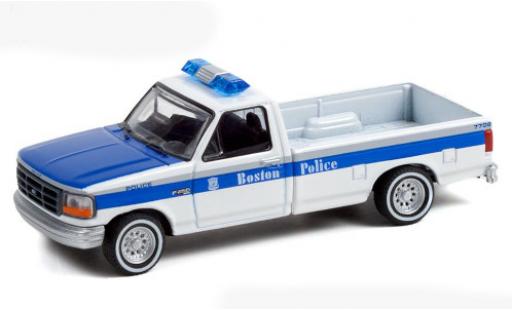 Modellautos Ford F-250 1/64 Greenlight weiss/blau Boston Police 1995 Ford F-250 1/64 Greenlight weiss/blau Boston Police 1995 modellautos