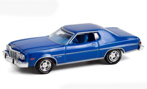 Modellautos Ford Gran Torino 1/64 Greenlight mettalic blau 1974 Ford Gran Torino 1/64 Greenlight mettalic blau 1974 modellautos
