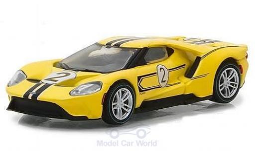 Modellautos Ford GT 1/64 Greenlight gelb 2017 1967 #2 40 Mk IV Tribute Ford GT 1/64 Greenlight gelb 2017 1967 #2 40 Mk IV Tribute modellautos