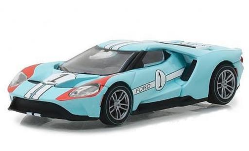 Modellautos Ford GT 1/64 Greenlight blau 2017 1966 #1 40 Mk II Tribute Ford GT 1/64 Greenlight blau 2017 1966 #1 40 Mk II Tribute modellautos