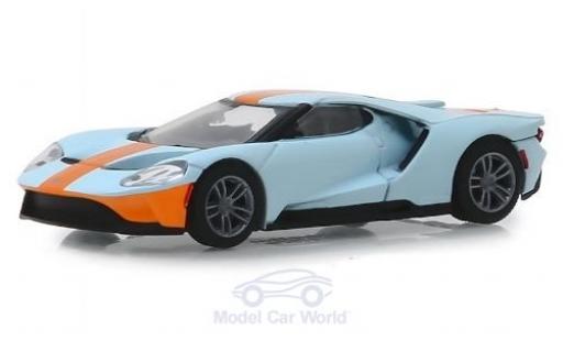 Modellautos Ford GT 1/64 Greenlight Heritage Edition blau/orange 2019 Ford GT 1/64 Greenlight Heritage Edition blau/orange 2019 modellautos