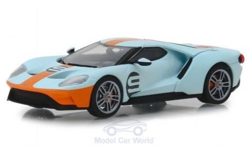 Modellautos Ford GT 1/43 Greenlight Heritage Edition blau/orange 2019 No.9 Ford GT 1/43 Greenlight Heritage Edition blau/orange 2019 No.9 modellautos