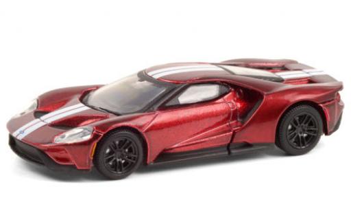 Modellautos Ford GT 1/64 Greenlight mettalic rot/weiss 2017 Ford GT 1/64 Greenlight mettalic rot/weiss 2017 modellautos
