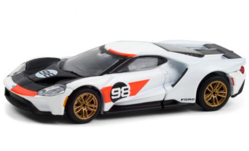 Modellautos Ford GT 1/64 Greenlight weiss/Dekor 2021 No.98 Ford GT 1/64 Greenlight weiss/Dekor 2021 No.98 modellautos