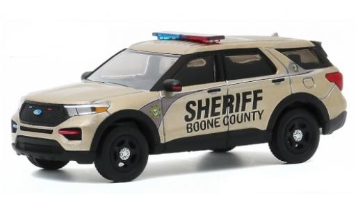 Ford Interceptor 1/64 Greenlight Utility Boone County Sheriff 2020 200th Anniversaire - Boone County Sheriffs Departement modellautos