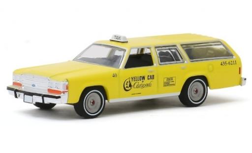 Modellautos Ford LTD 1/64 Greenlight Crown Victoria Wagon Yellow Cab of Coronado 1988 Ford LTD 1/64 Greenlight Crown Victoria Wagon Yellow Cab of Coronado 1988 modellautos