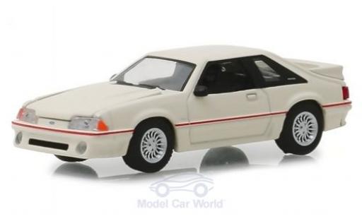 Ford Mustang 1/64 Greenlight 5.0 weiss 1989 modellautos