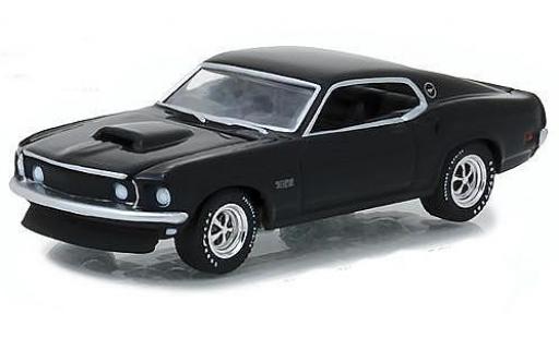 Ford Mustang 1/64 Greenlight Boss 429 schwarz 1969 modellautos