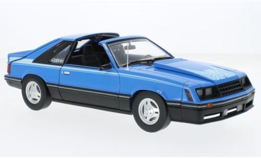 Ford Mustang 1/18 Greenlight Cobra T-Top blau 1981 1:18 modellautos