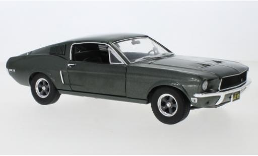 Ford Mustang 1/18 Greenlight GT Fastback mettalic grün 1968 modellautos