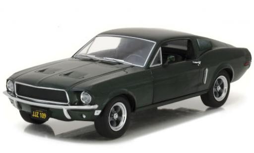 Ford Mustang 1/24 Greenlight GT Fastback mettalic grün 1968 modellautos