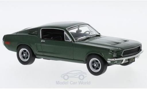 Ford Mustang GT 1/43 Greenlight GT mettalic grün Bullitt 1968 modellautos