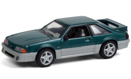Ford Mustang 1/64 Greenlight GT mettalic grün/grau 1991 Home Improvement modellautos