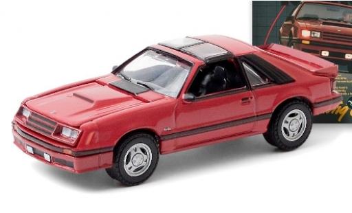 Ford Mustang 1/64 Greenlight GT rot 1982 modellautos
