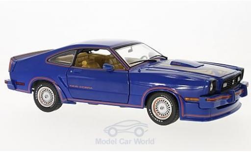 Ford Mustang 1/18 Greenlight II blau Film King Cobra 1978 modellautos