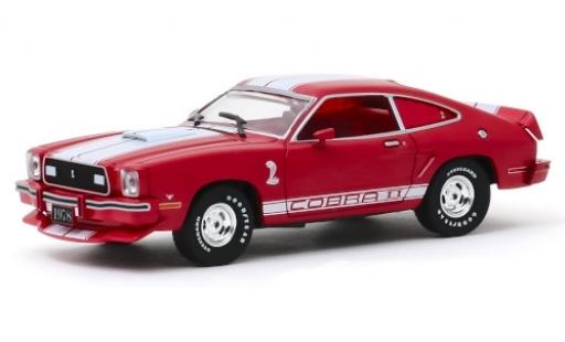 Ford Mustang 1/43 Greenlight II Cobra II rot/weiss 1976 modellautos