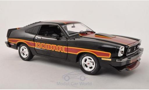 Ford Mustang 1/18 Greenlight II Cobra II schwarz/rot 1978 mit Dekor modellautos