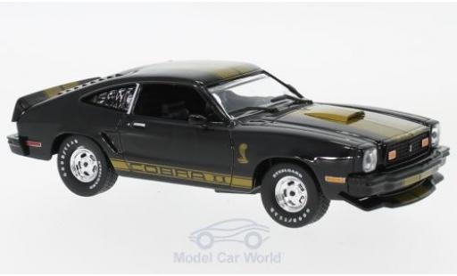 Ford Mustang 1/43 Greenlight II Cobra II schwarz/gold 1977 modellautos