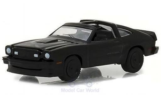 Ford Mustang 1/64 Greenlight II King Cobra matt-schwarz 1978 modellautos