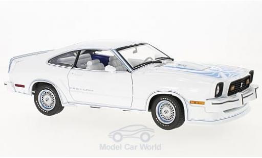 Ford Mustang 1/18 Greenlight II weiss/blau Film King Cobra 1978 modellautos