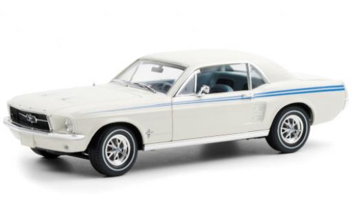 Ford Mustang 1/18 Greenlight Indy Pacesetter Special weiss/blau 1967 modellautos