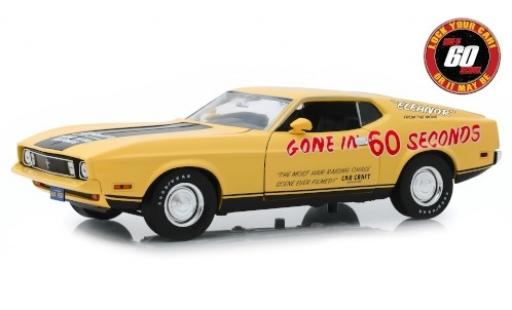Ford Mustang 1/18 Greenlight Mach 1 Eleanor Gone in 60 Seconds 1973 modellautos