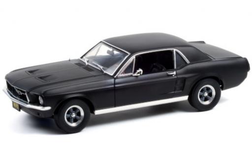 Ford Mustang 1/18 Greenlight matt-schwarz 1967 Creed modellautos
