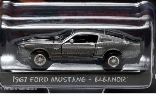 Ford Mustang 1/64 Greenlight Shelby GT500 grau/schwarz Gone in 60 Seconds 1967 Eleanor modellautos