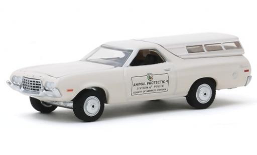 Ford Ranchero 1/64 Greenlight Animal Protection Virginia 1972 modellautos