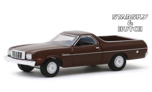 Ford Ranchero 1/64 Greenlight braun Starsky & Hutch 1974 modellautos