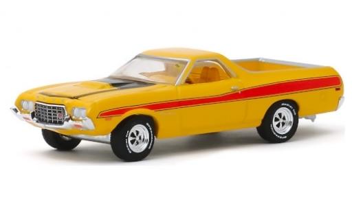 Ford Ranchero 1/64 Greenlight GT gelb/rot 1972 modellautos