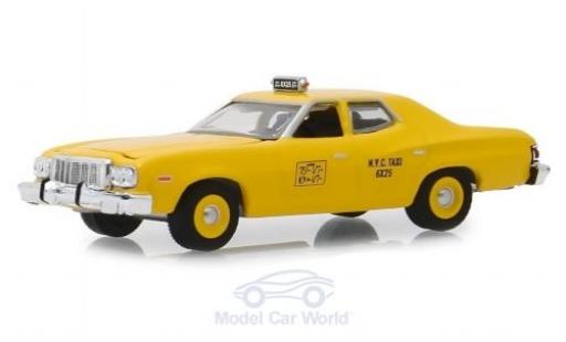 Modellautos Ford Torino 1/64 Greenlight gelb NYC Taxi 1975 Ford Torino 1/64 Greenlight gelb NYC Taxi 1975 modellautos